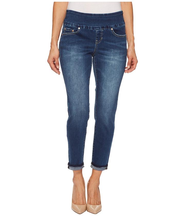 Jag Jeans Petite - Petite Amelia Slim Ankle Pull-on Denim Jeans In Kodiak Blue