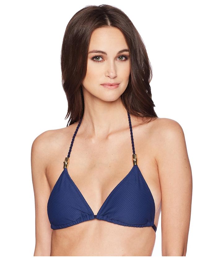 Heidi Klein - Core Textured Rope Padded Triangle Top