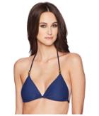 Heidi Klein - Core Textured Rope Padded Triangle Top