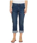 Nydj Petite - Petite Dayla Wide Cuff Capris In Nottingham