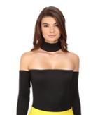 Kitty Joseph - Crepe Crystal Pleating Choker