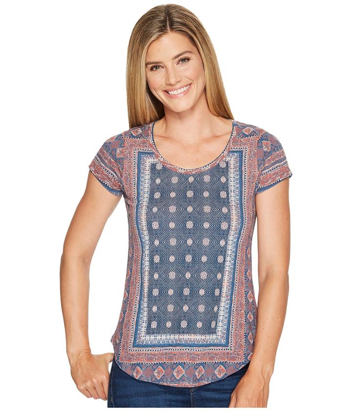 Lucky Brand - Short Sleeve Placed Tee