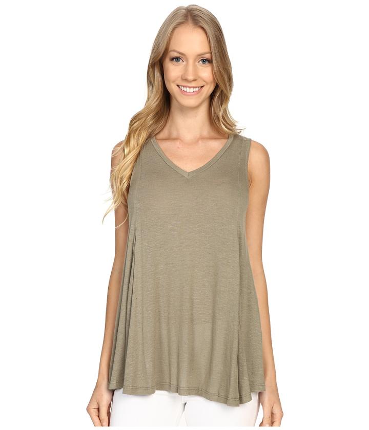 B Collection By Bobeau - Addilyn Voluminous V-neck Knit Tank Top