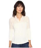 Lucky Brand - Eyelet Peasant Top