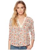 Lucky Brand - Long Sleeve Floral Top