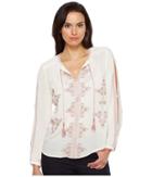 Lucky Brand - Vintage Embroidered Peasant Top