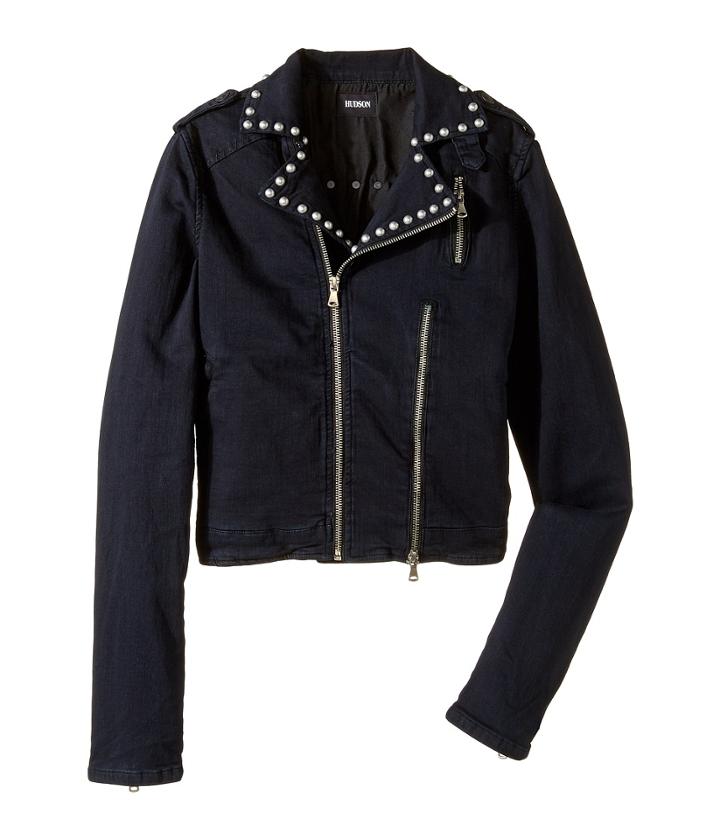 Hudson Kids - Moto Jacket With Studs Trim