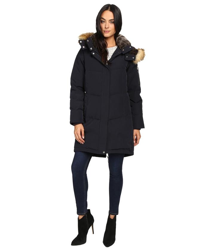 Vince Camuto - Faux Fur Trim And Lined Hooded Down Removable Hood L1011