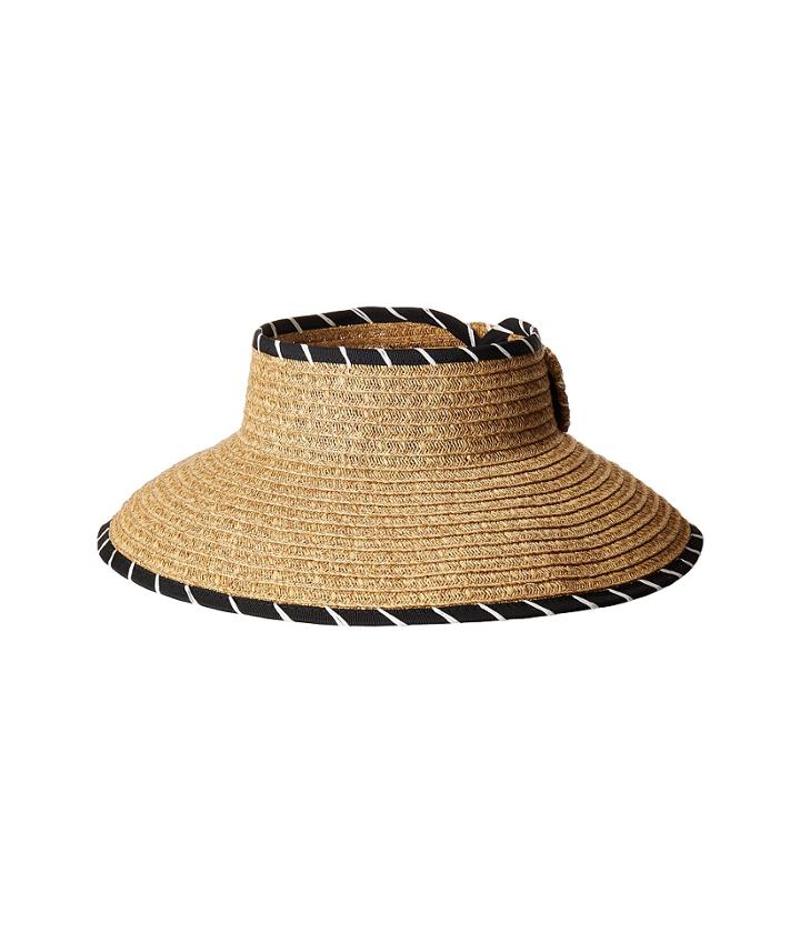 San Diego Hat Company - Ubv041 Roll Up Visor With Whip Stitched Edges And A Bow Closure