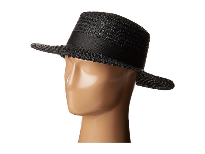 Lack Of Color - Spencer Noir Straw Boater