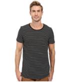 Kenneth Cole Sportswear - Short Sleeve Striped Crew T-shirt