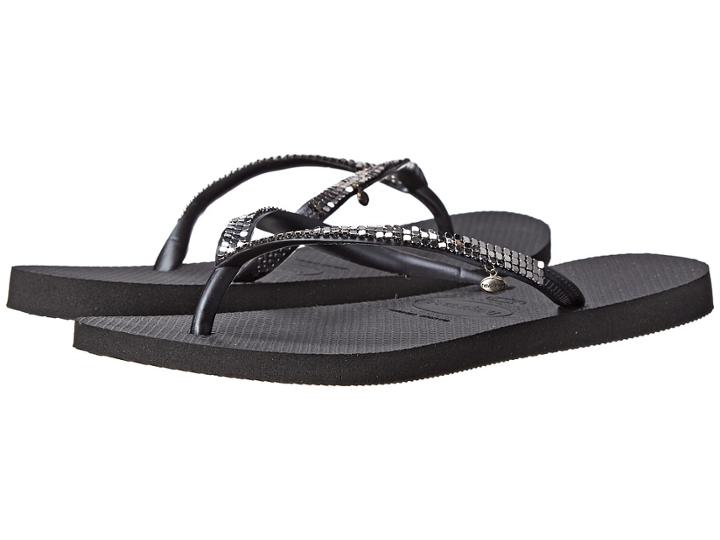 Havaianas - Slim Metal Mesh Flip Flops