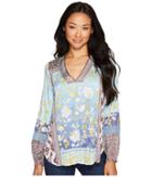 Hale Bob - A Fine Line Stretch Satin Woven Top