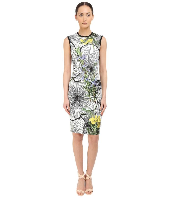 Yigal Azrou  L - Sleeveless Floral Printed Dress