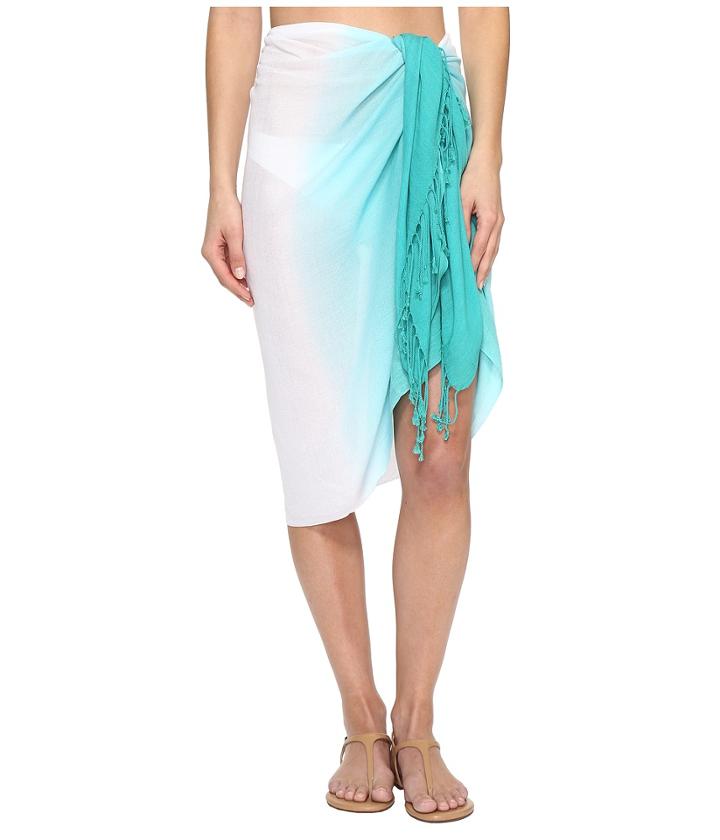 San Diego Hat Company - Bss1714 Dip-dye Sarong W/ Fringe