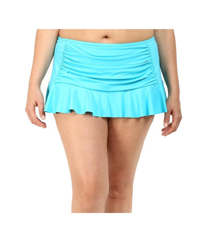 Bleu Rod Beattie - Plus Size Jet Set Go Retro Skirted Hipster Bottoms