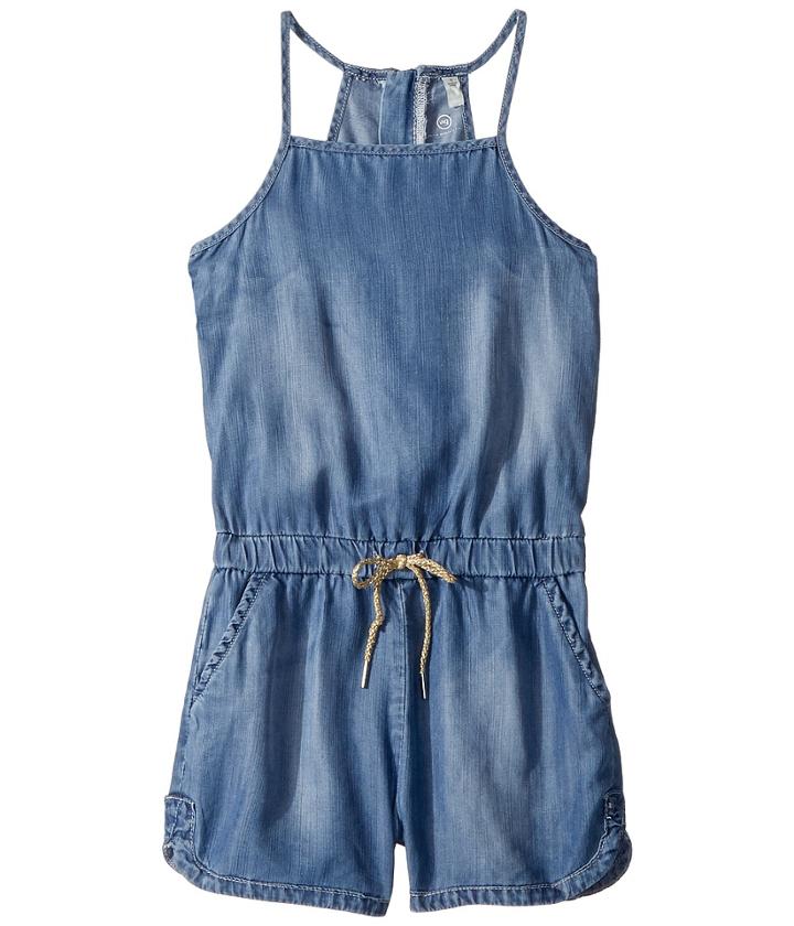 Ag Adriano Goldschmied Kids - Chambray Zipper Romper