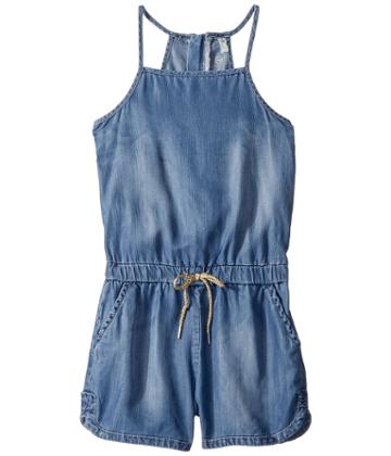 Ag Adriano Goldschmied Kids - Chambray Zipper Romper