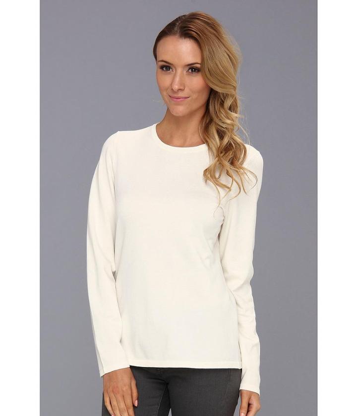 Pendleton Washable Silk-blend Jewel Neck Pullover