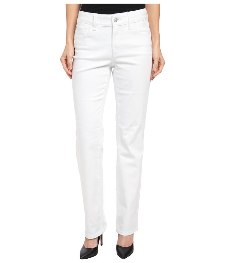 Nydj Petite - Petite Marilyn Straight In Optic White