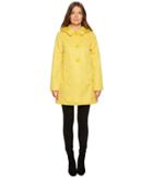 Kate Spade New York - Rain Button Front Hooded Jacket