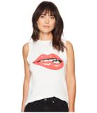 Clayton - Lips Crew Neck Muscle Tank Top