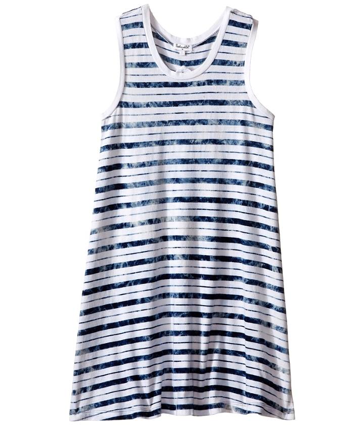 Splendid Littles - Indigo Tie-dye Yarn Dye Dress