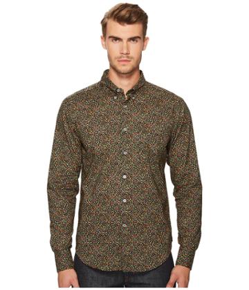 Naked &amp; Famous - Matte Flowers Print Shirt