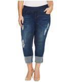 Jag Jeans Plus Size - Plus Size Lewis Pull-on Straight Cuffed Butter Denim In Cosmos