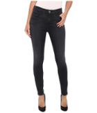 7 For All Mankind - The High Waist Ankle Skinny W/ Contour Waistband In Bastille Grey