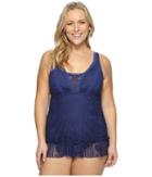 Becca By Rebecca Virtue - Plus Size Prairie Rose One-piece