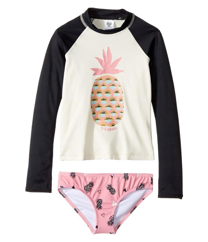 Billabong Kids - Beach Bandit Long Sleeve Rashguard Set