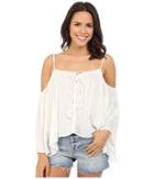 Brigitte Bailey - Cressida Cold Shoulder Top With Tassels