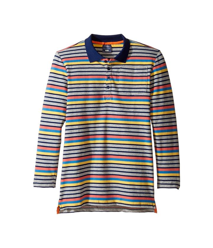 Toobydoo - Multi Stripe Long Sleeve Polo