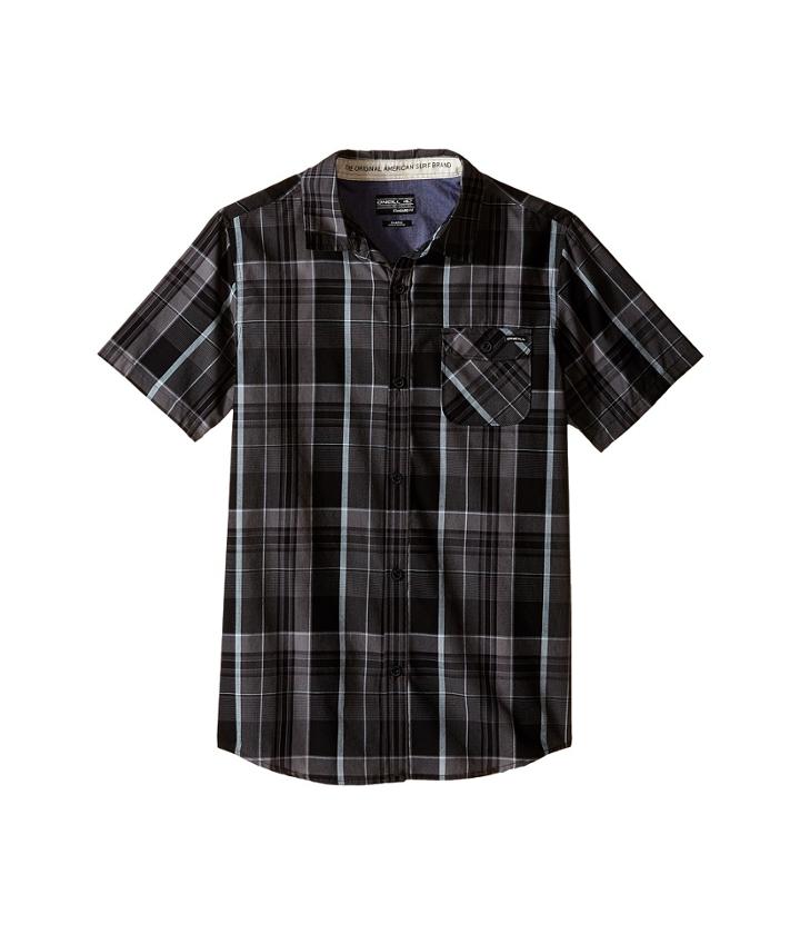 O'neill Kids - Emporium Plaid Short Sleeve Woven Top