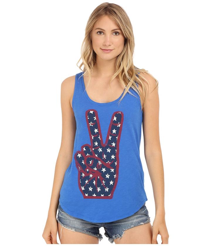 Lucky Brand - Peace Hand Tank Top