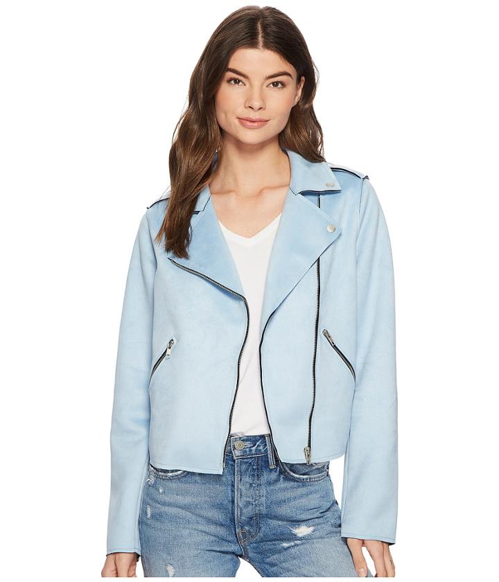 Members Only - Suede Pu Moto Jacket