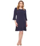 Michael Michael Kors - Plus Size Solid Flounce Dress