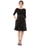 Adrianna Papell - Taffeta Twofer Fit And Flare