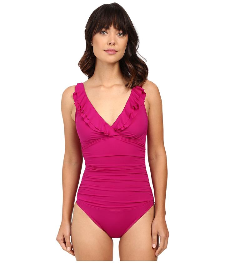 Lauren Ralph Lauren - Beach Club Ruffle Mio One-piece