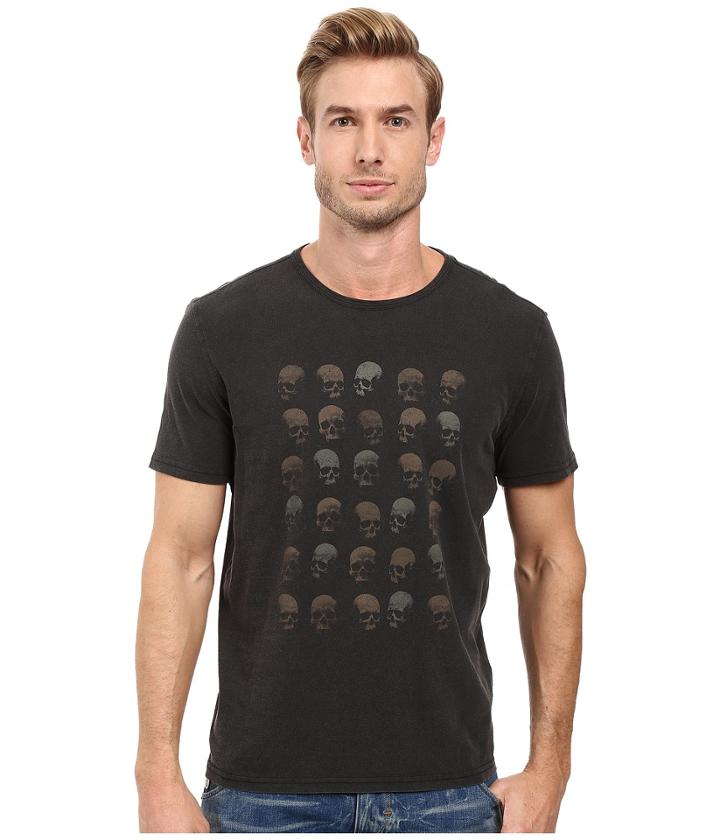 John Varvatos Star U.s.a. - Rows Of Skulls Graphic Tee K2713s2b