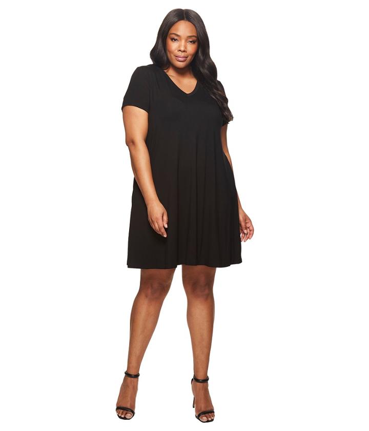 Karen Kane Plus - Plus Size Quinn V-neck Pocket Dress