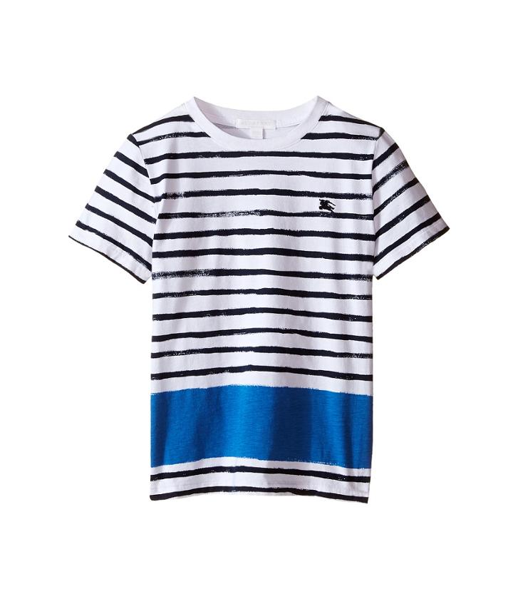 Burberry Kids - Short Sleeve Painted Stripe Tee