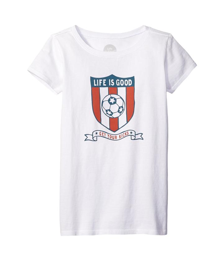 Life Is Good Kids - Soccer Shield Tee