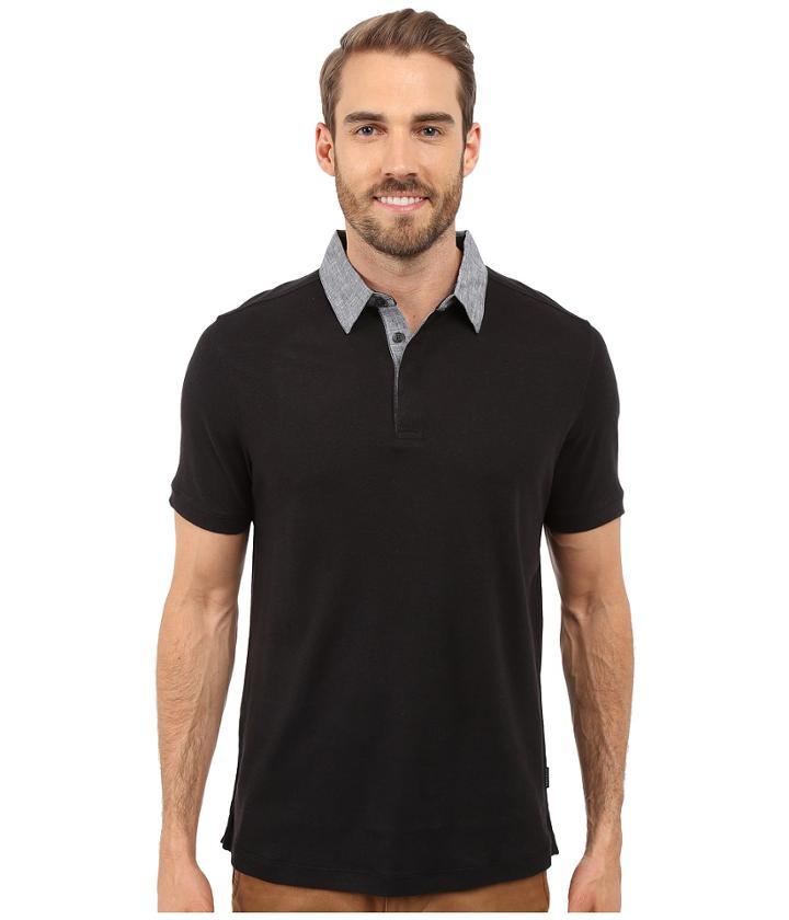 Perry Ellis - Short Sleeve Linen Polo