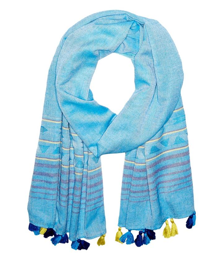 Calvin Klein - Desert Border Tassel Scarf