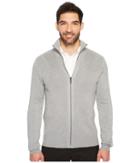 Perry Ellis - Solid Rib Full Zip Sweater