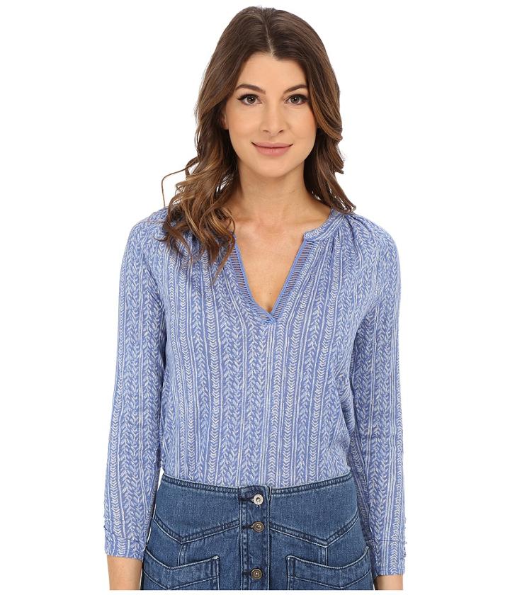 Lucky Brand - Woodblock Vines Top
