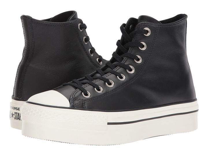 Converse - Chuck Taylor(r) All Star(r) Platform Leather Hi