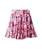 Oscar De La Renta Childrenswear - Rainbow Dahlia Mikado Circle Skirt